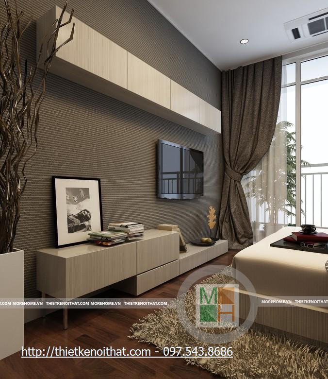 Thiết kế nội thất chung cư cao cấp KeangNam - Nhà Anh Trường